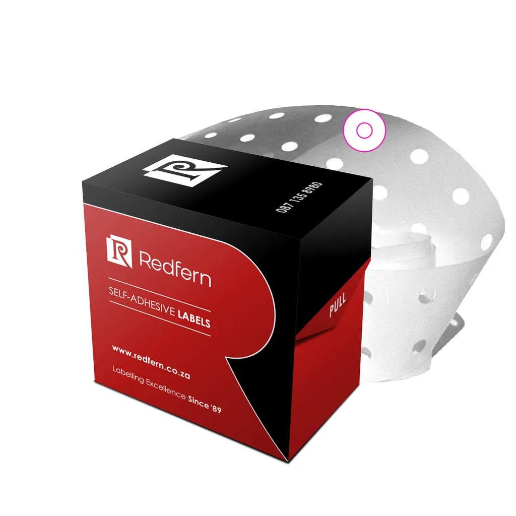 Redfern Ring Reinforcements (P.V.C) SelfAdhesive 250 Per Box Bidvest