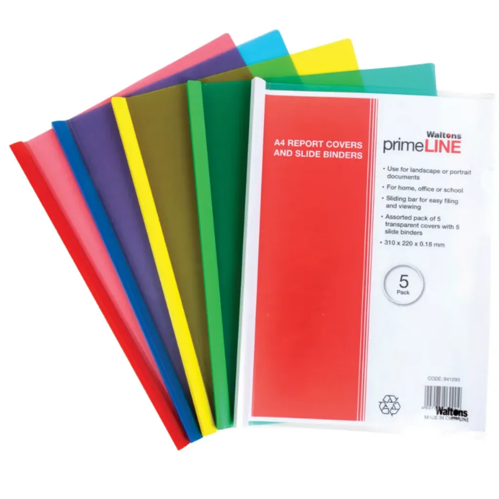 Waltons Primeline Project Presentation Covers A4 Pack 5 Waltons
