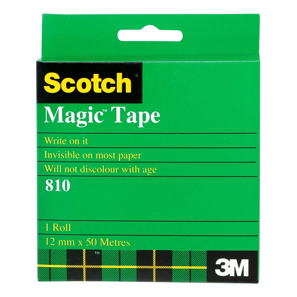 3M - SCOTCH MAGIC TAPE - 18mm x 50m - Biggest Online Office Supplies Store