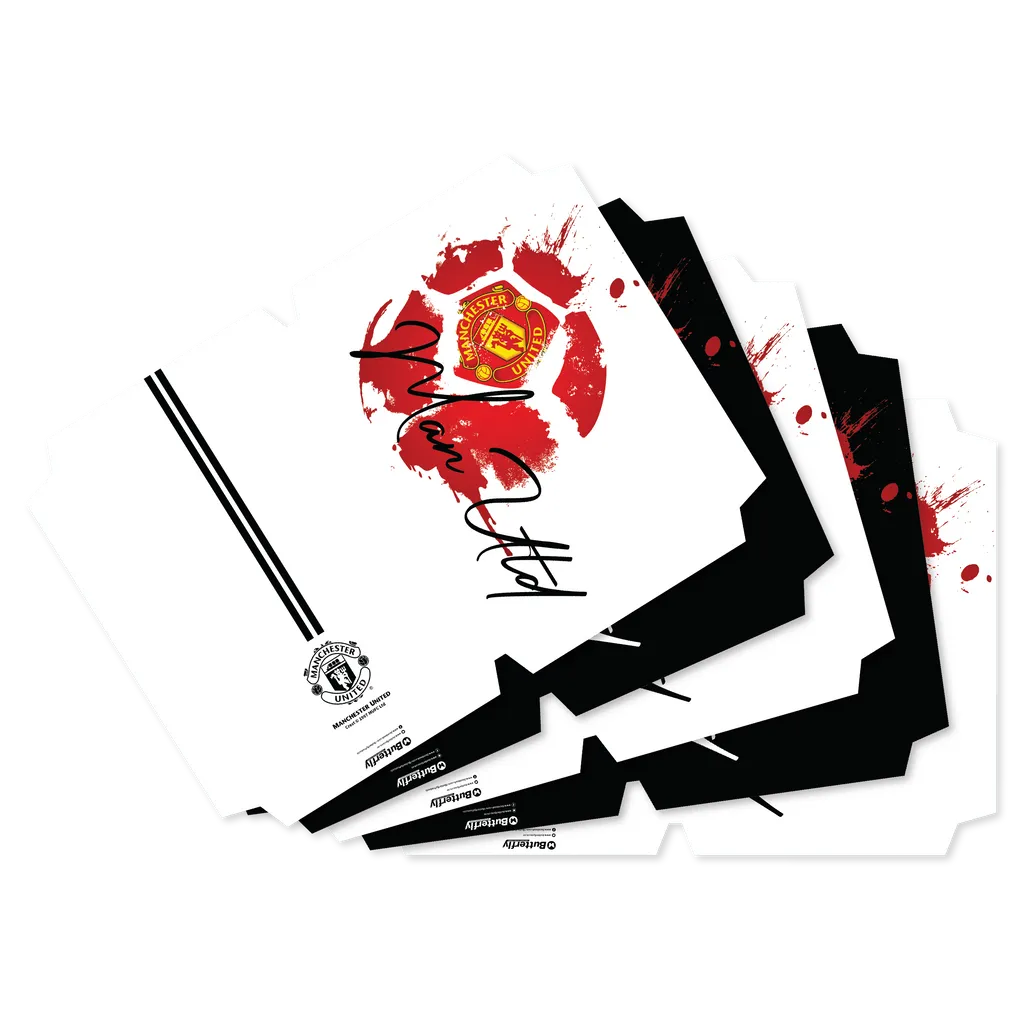 Manchester United Book Covers A4 PreCut Pack Of 5 Waltons