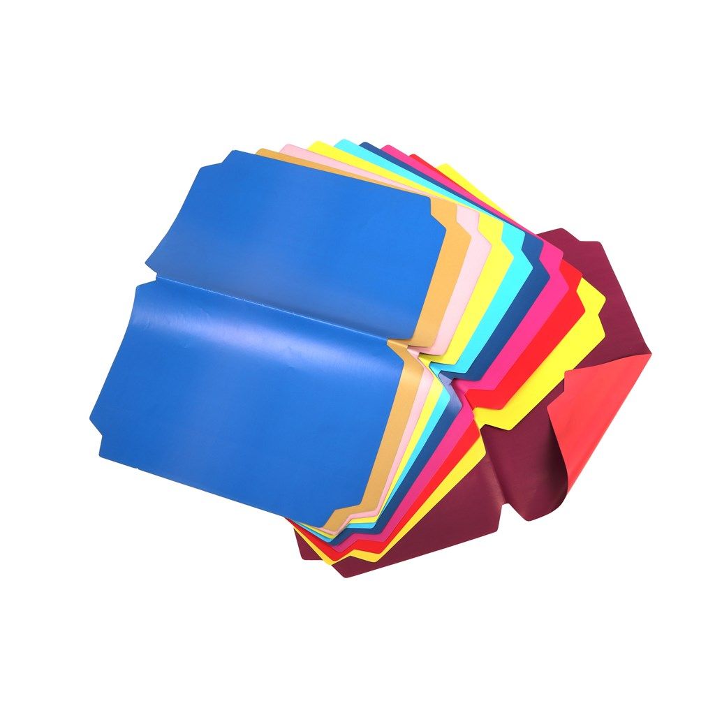 Rainbow Book Covers A4 Pack Of 10 Assorted PreCut Plus 10 Fancy Labels