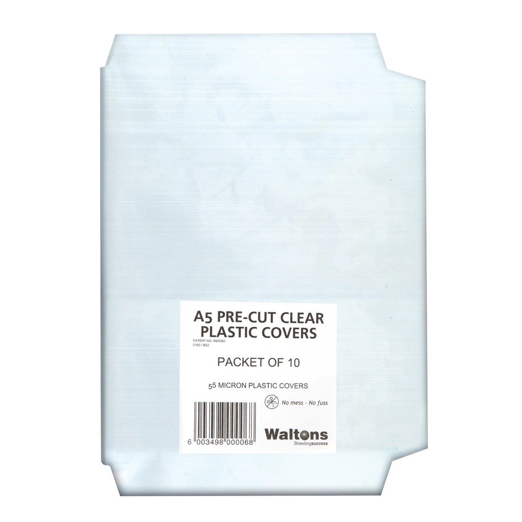 Clear Plastic Covers A4 Pack Of 10 55 Micron PreCut Waltons