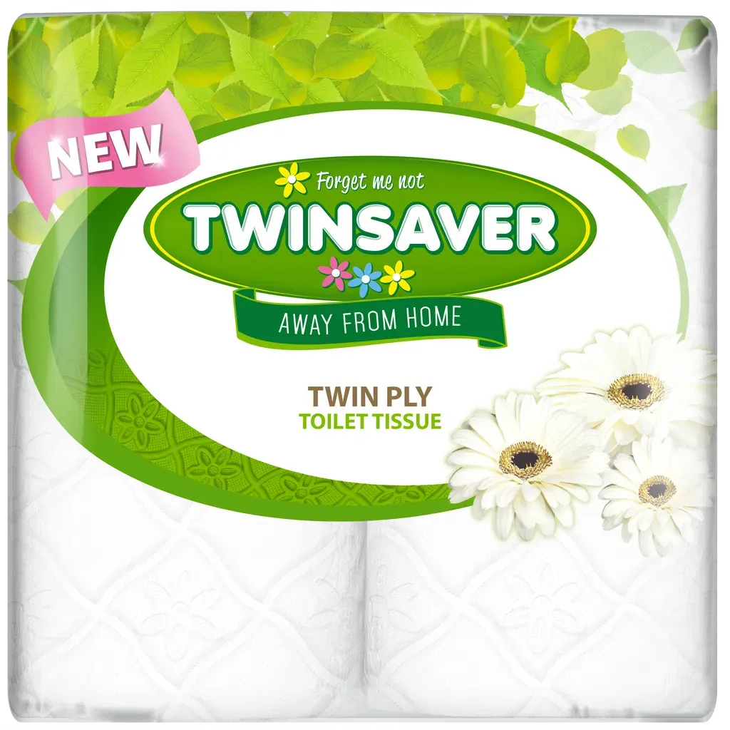 Twinsaver 2 Ply Toilet Tissue (Pack 4) Waltons
