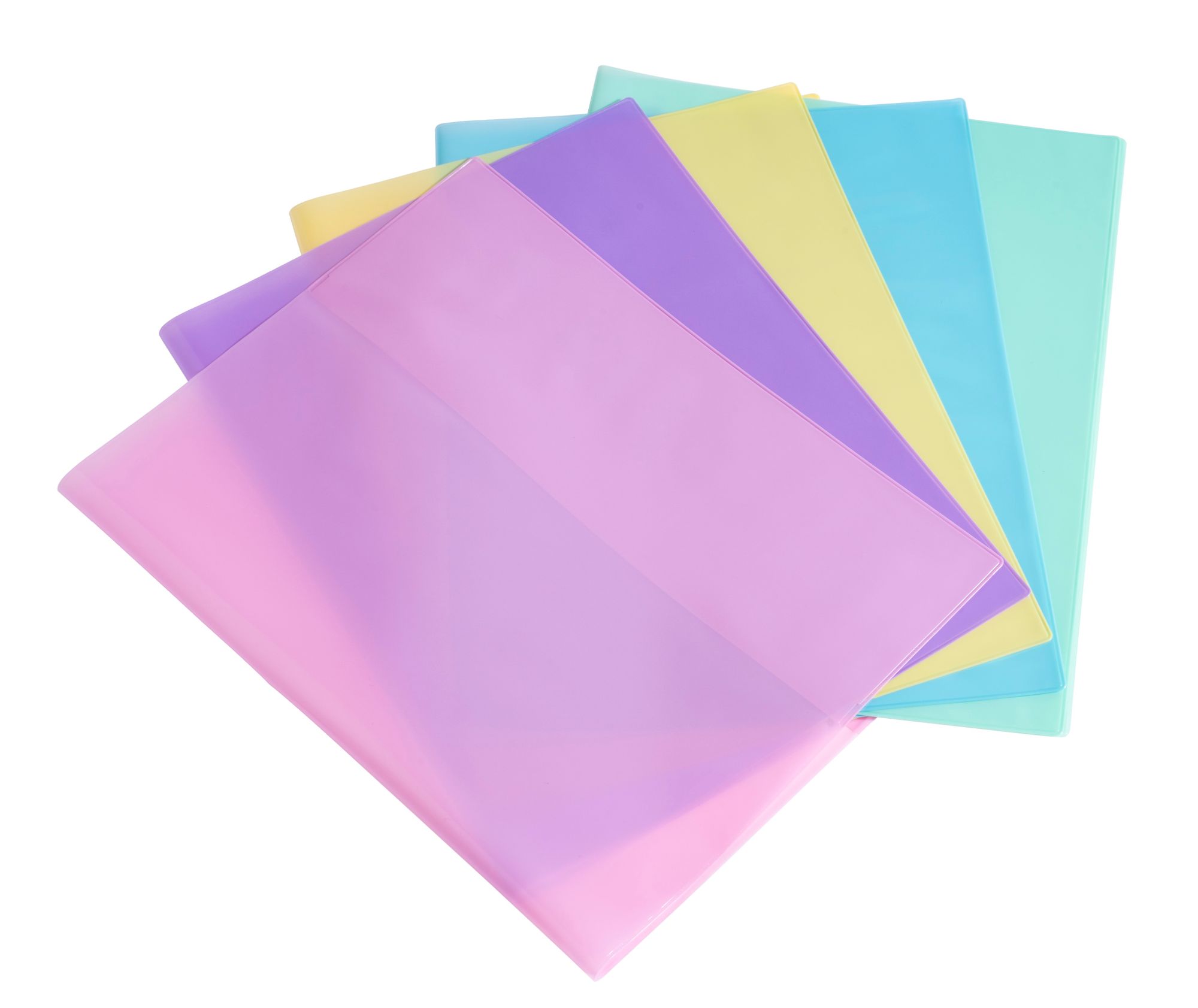 Waltons Primeline Pastel A4 Book Covers Assorted Colours (Pack 5) Bidvest Waltons