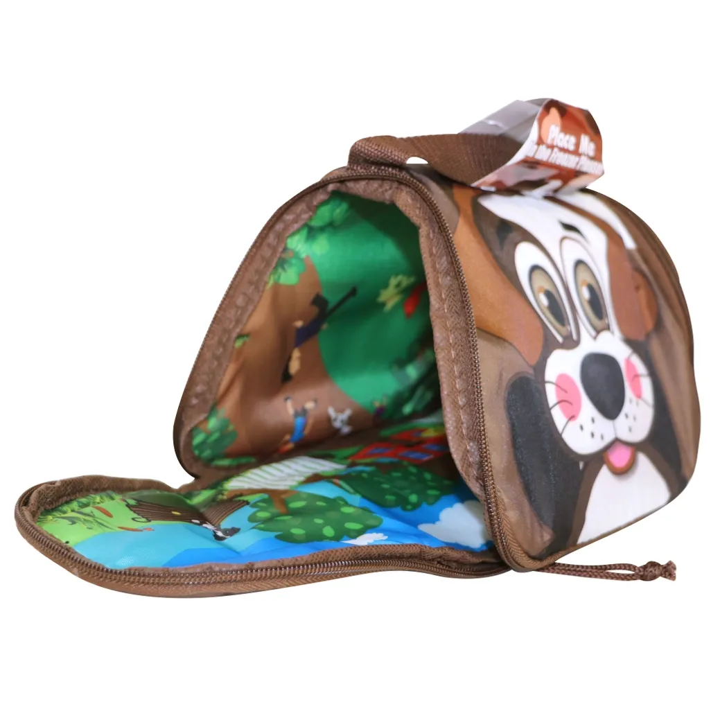 Dog Print Lunch Bag 3 Litre Includes Gel Pack & Opens up into Mat Waltons