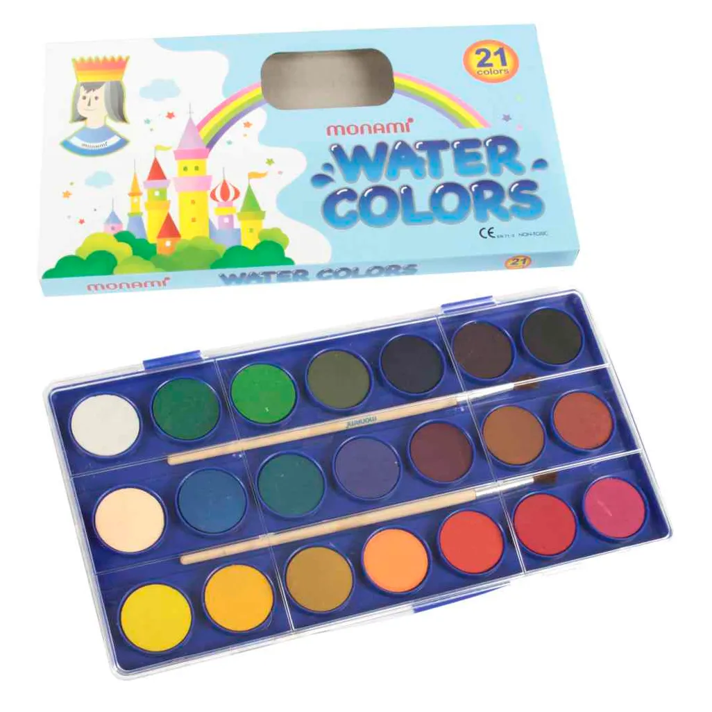 Monami Water Colour Paint Set Of 21