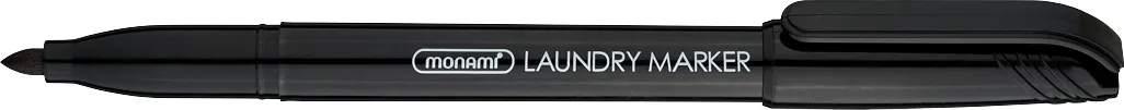 Monami Laundry Marker Black Fibre Tip 7mm Nib