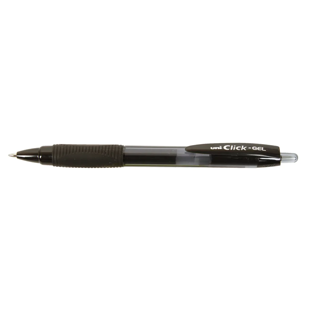 Uniball uniclick retractable ballpoint pen colour barrel liquid gel ink  0.7mm XSG-R7 (Per 1)