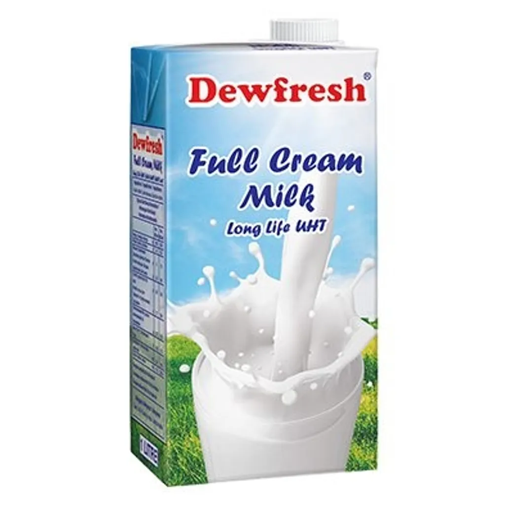 Dewfresh UHT Milk Full Cream 1Lt (6x1L) Waltons