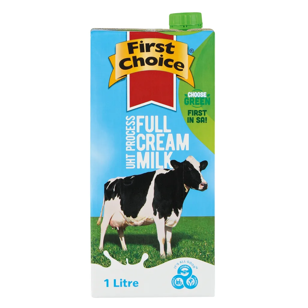 First Choice Full Cream Milk UHT (6 x 1 litre) Waltons