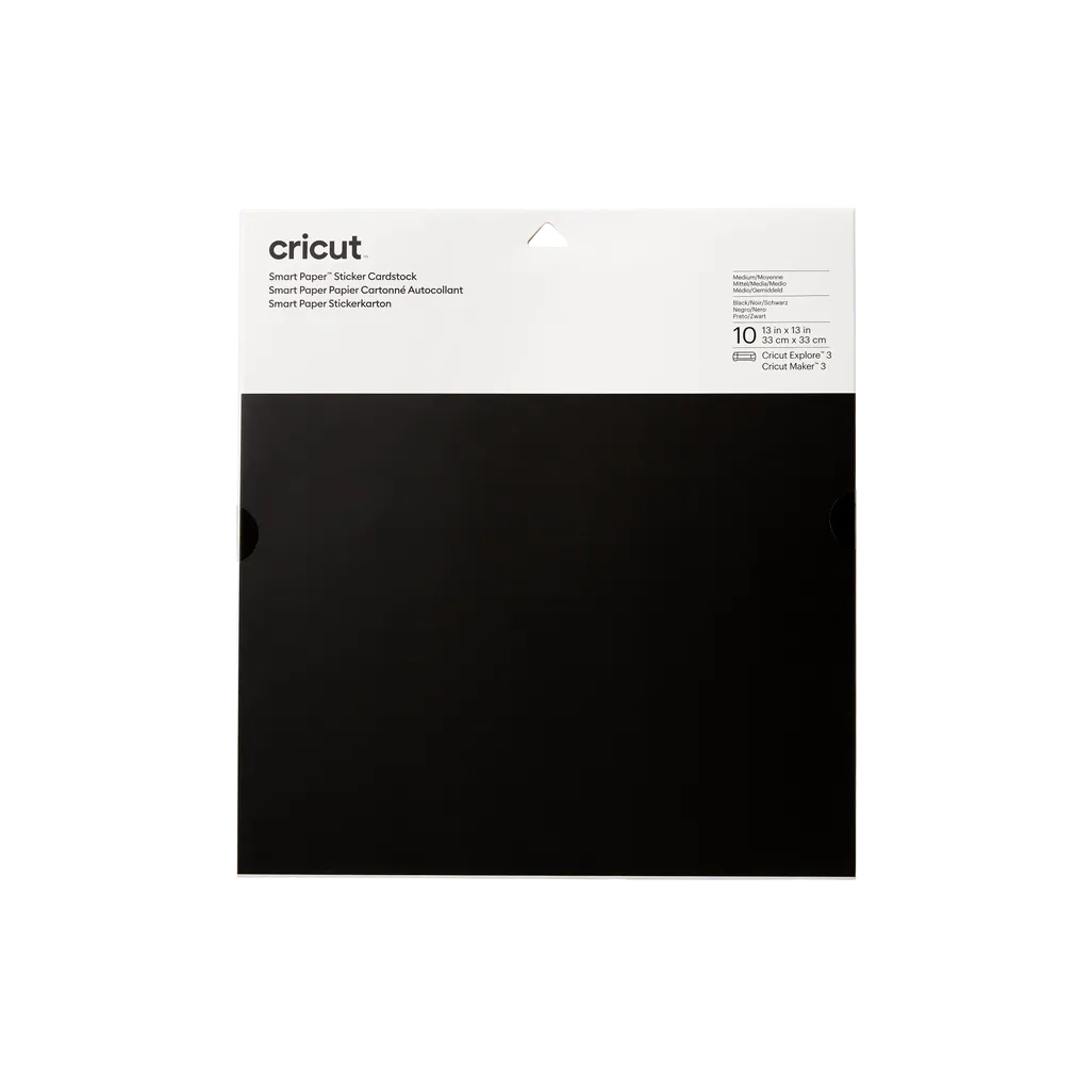 Cricut Smart Paper Sticker Cardstock ,Black