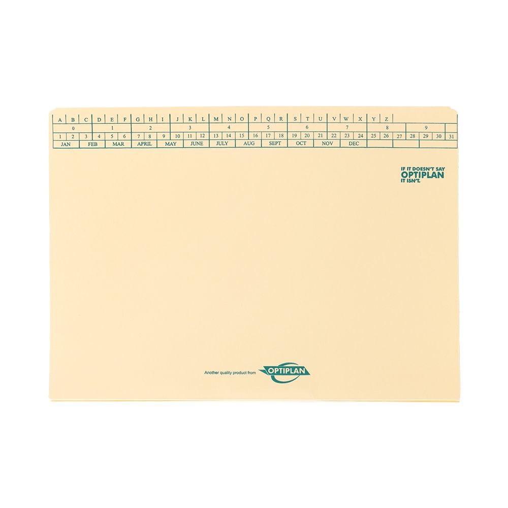 OPTIPLAN 440 Heavyweight File A4 (Pack of 25) Bidvest Waltons