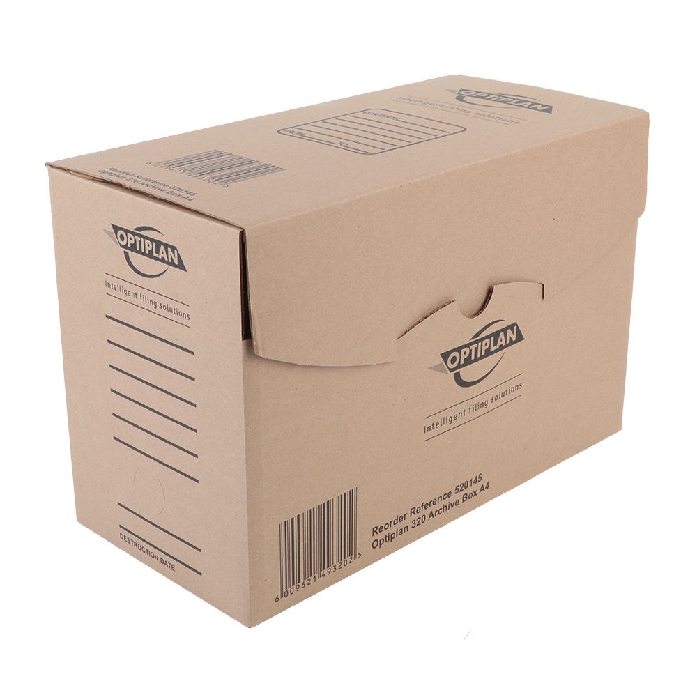 OPTIPLAN 320 Archive Box FS Jumbo (Pack of 5) Waltons