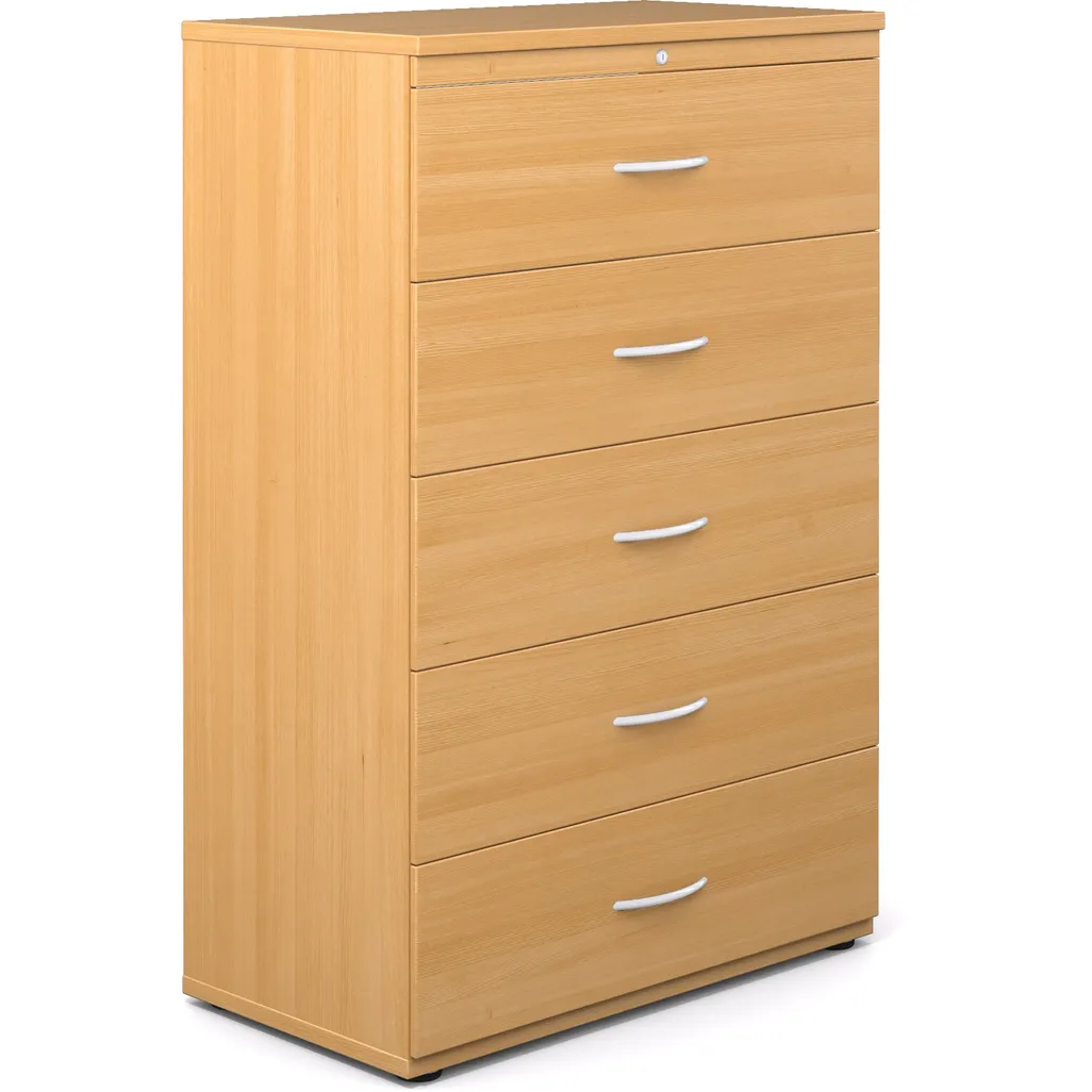 Econo 5 Drawer Short A4 32mm Top Bidvest Waltons