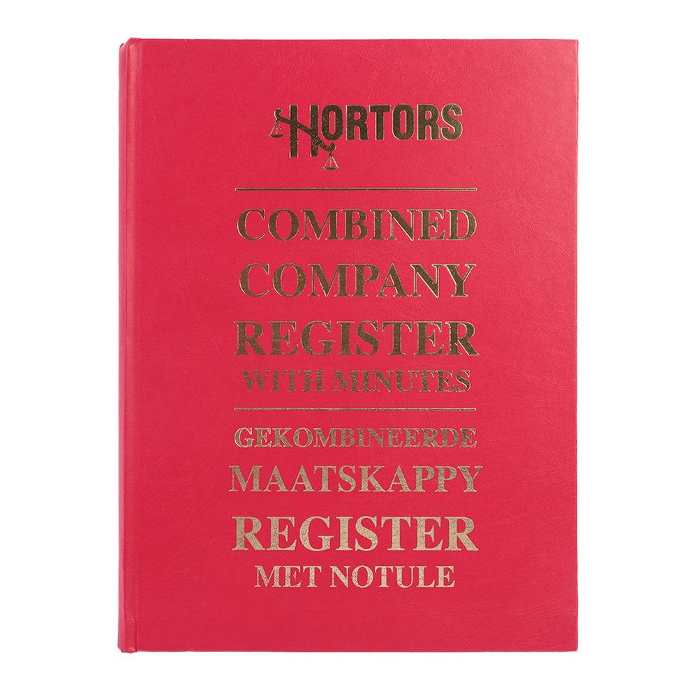 Hortors legal register company act with minutes CCR/M (Per 1) | Waltons