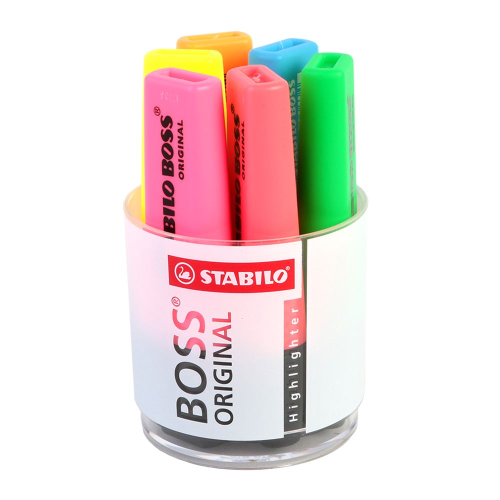 Stabilo boss jumbo highlighters set of 6 7006 (Per 1) Waltons