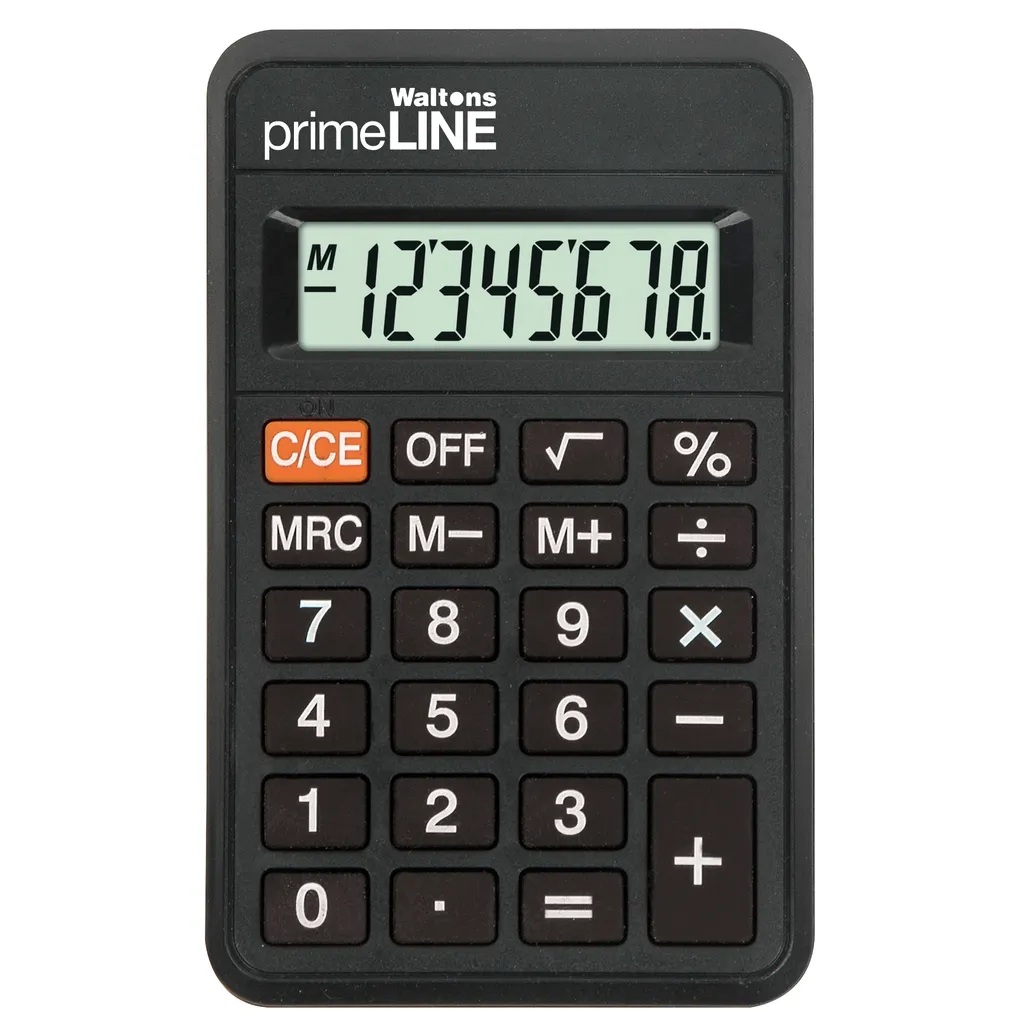 Waltons Primeline Small Calculator | Bidvest Waltons
