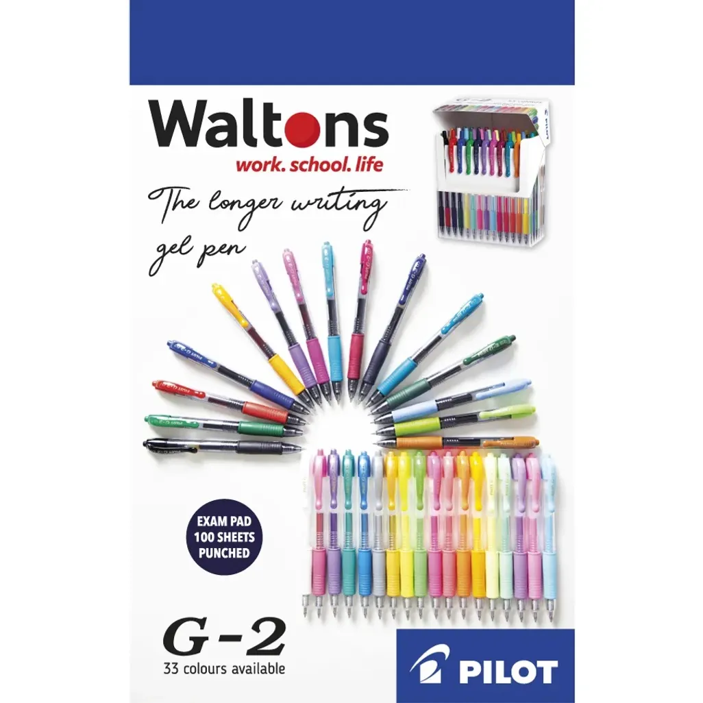 Exam Pad A4 100 Sheets Punched Waltons