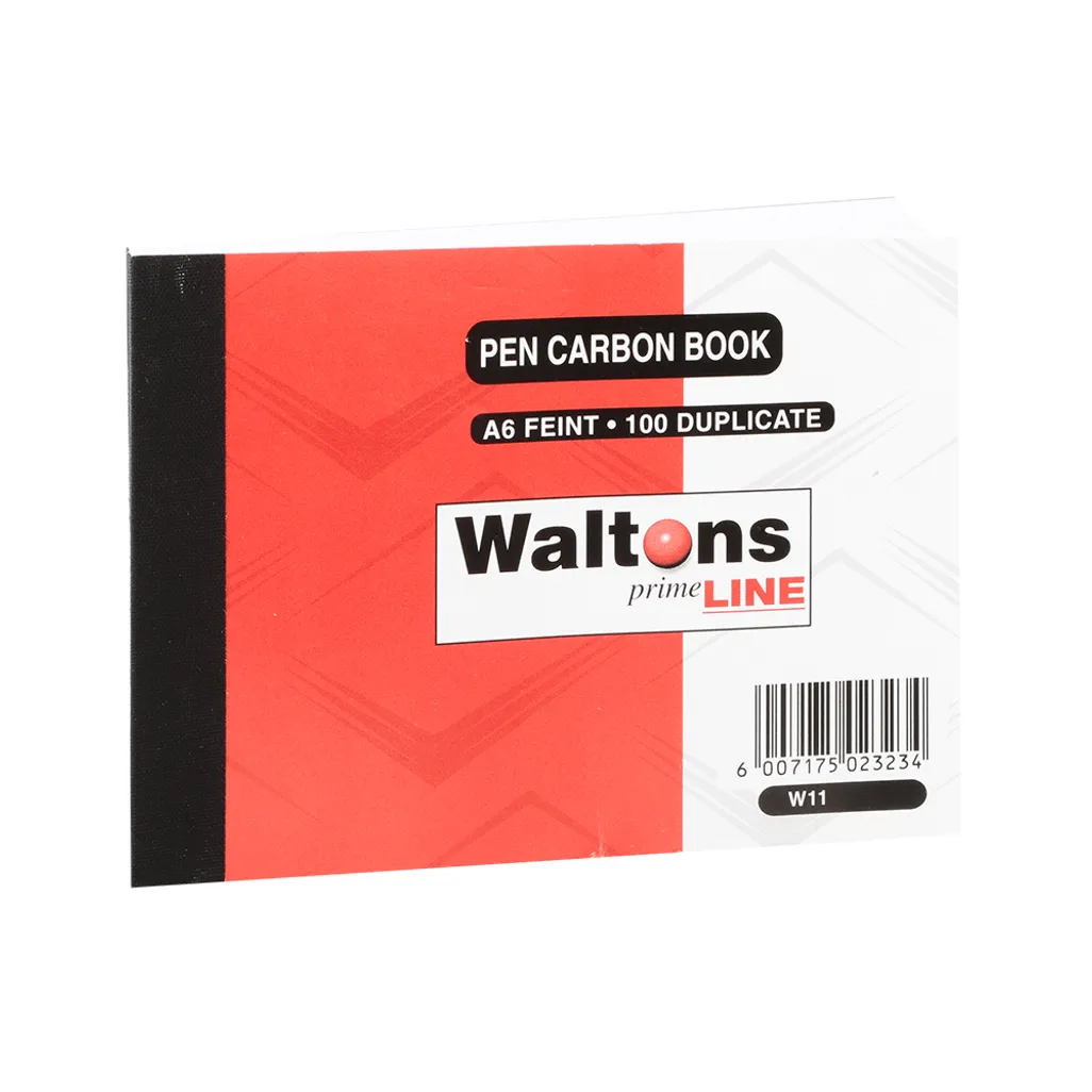 Croxley duplicate carbon book plain A6 100pg JD16 (Per 1) Waltons