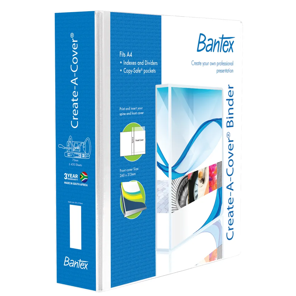 BANTEX Lever Arch Presentation Binder B1498 Waltons