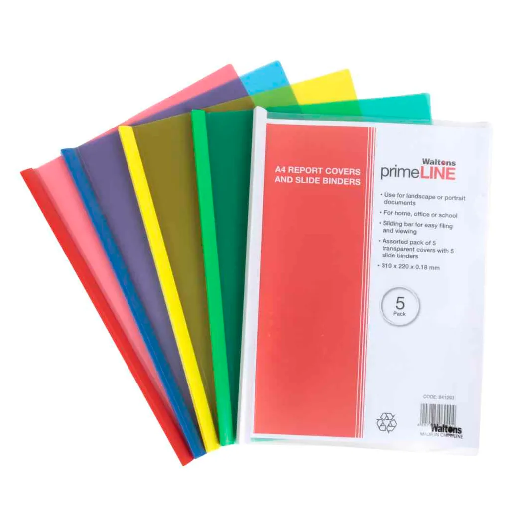 waltons plastic folders