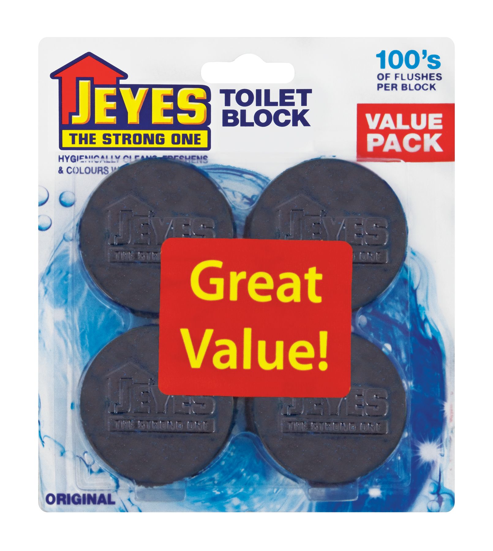 Jeyes Toilet Cleaner Regular Pack 4x45g Waltons