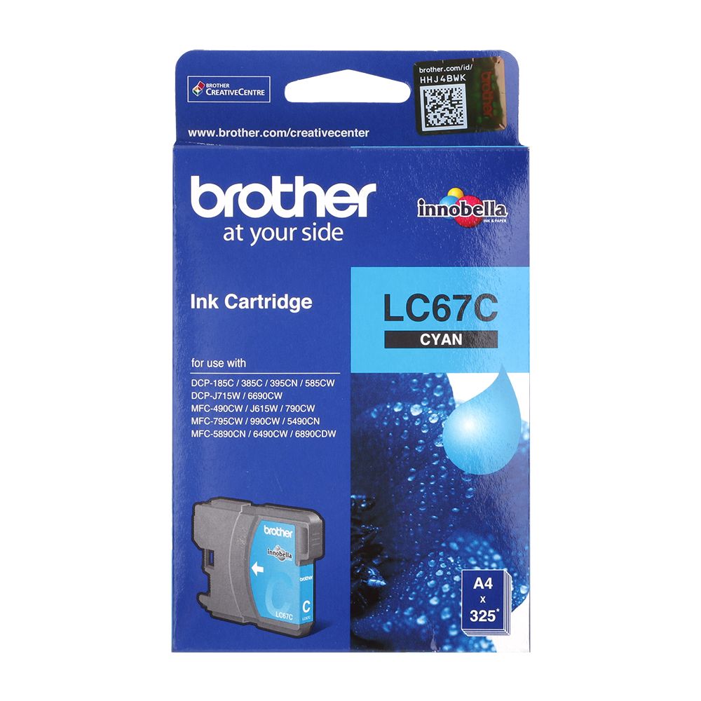 Brother ink original cartridge cyan LC 67 | Waltons