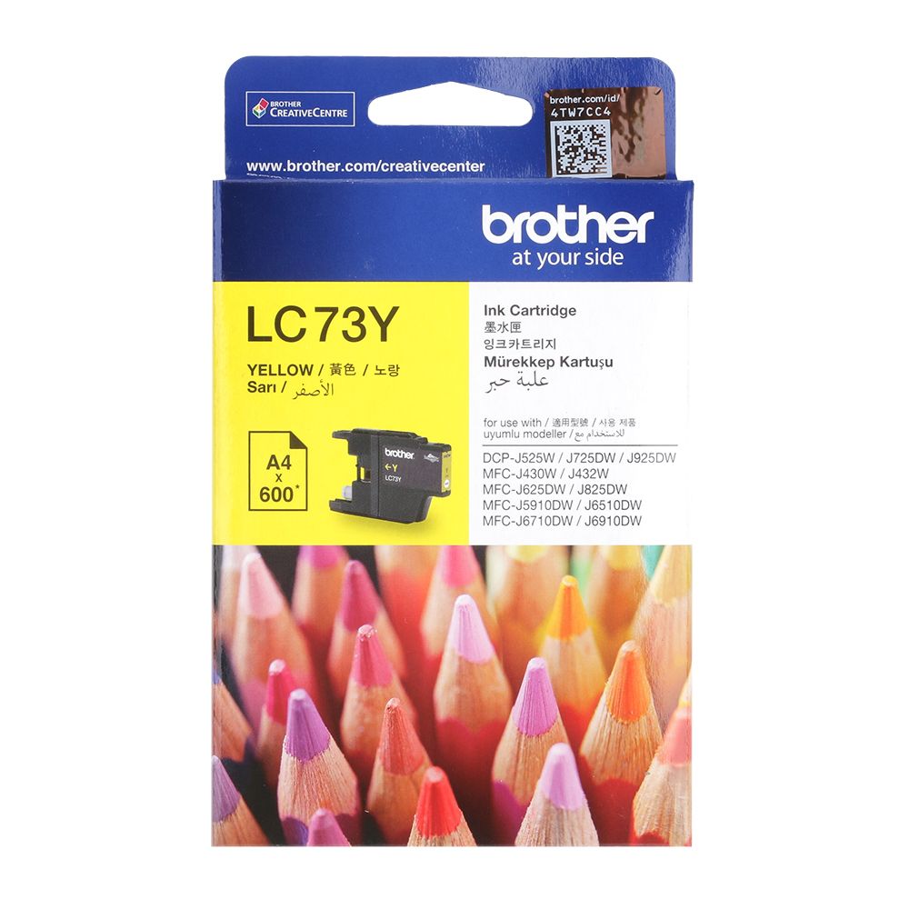 Brother ink original cartridge yellow LC73 | Waltons