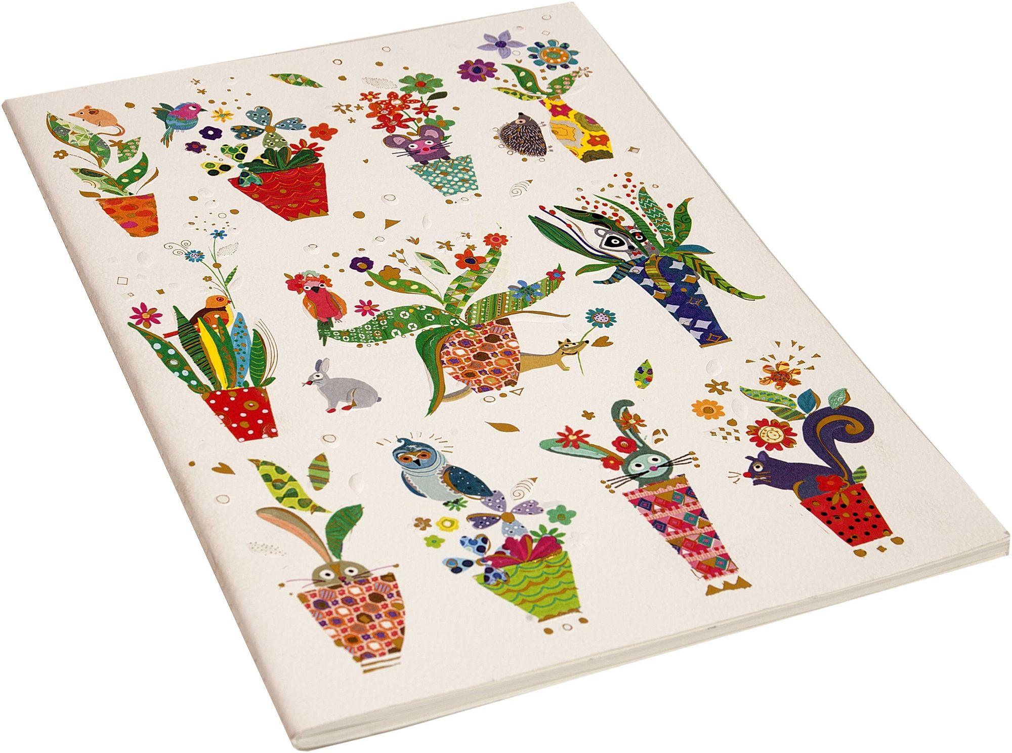 Turnowsky A4 Stitched Notebook Plants Waltons