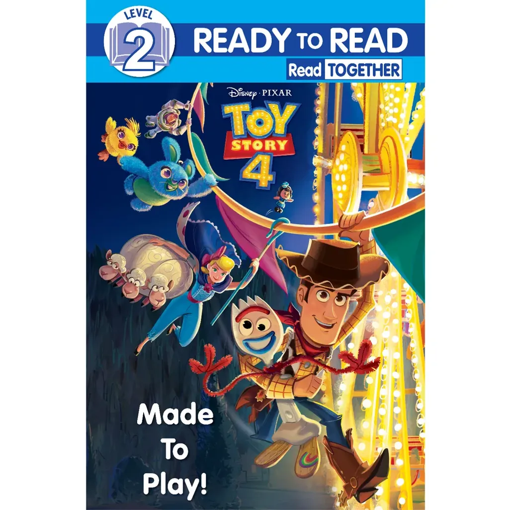 Disney Toy Story 4 Ready to Read Level 2 Made To Play Reader