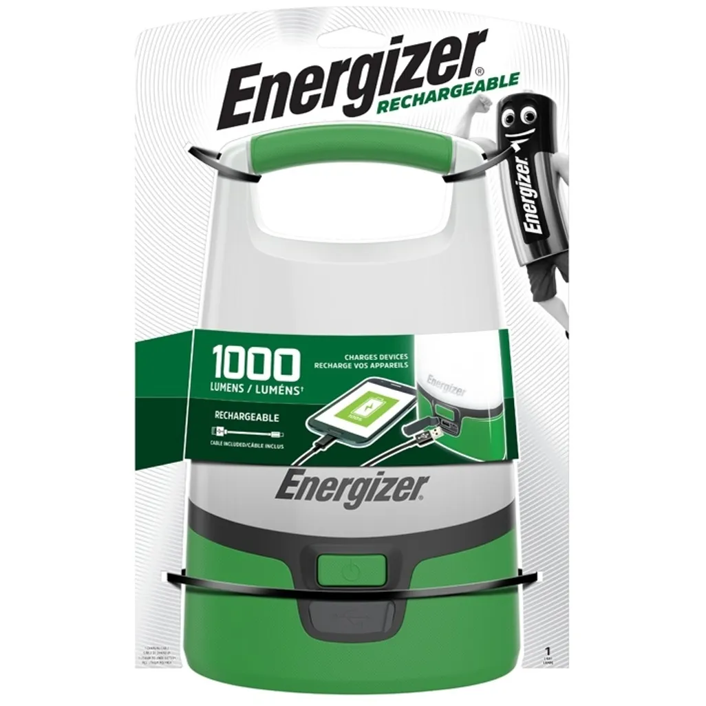Energizer Vision Rechargeable Lantern 1000 Lumens E301699600 Bidvest