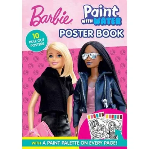 barbie-paint-with-water-poster-book