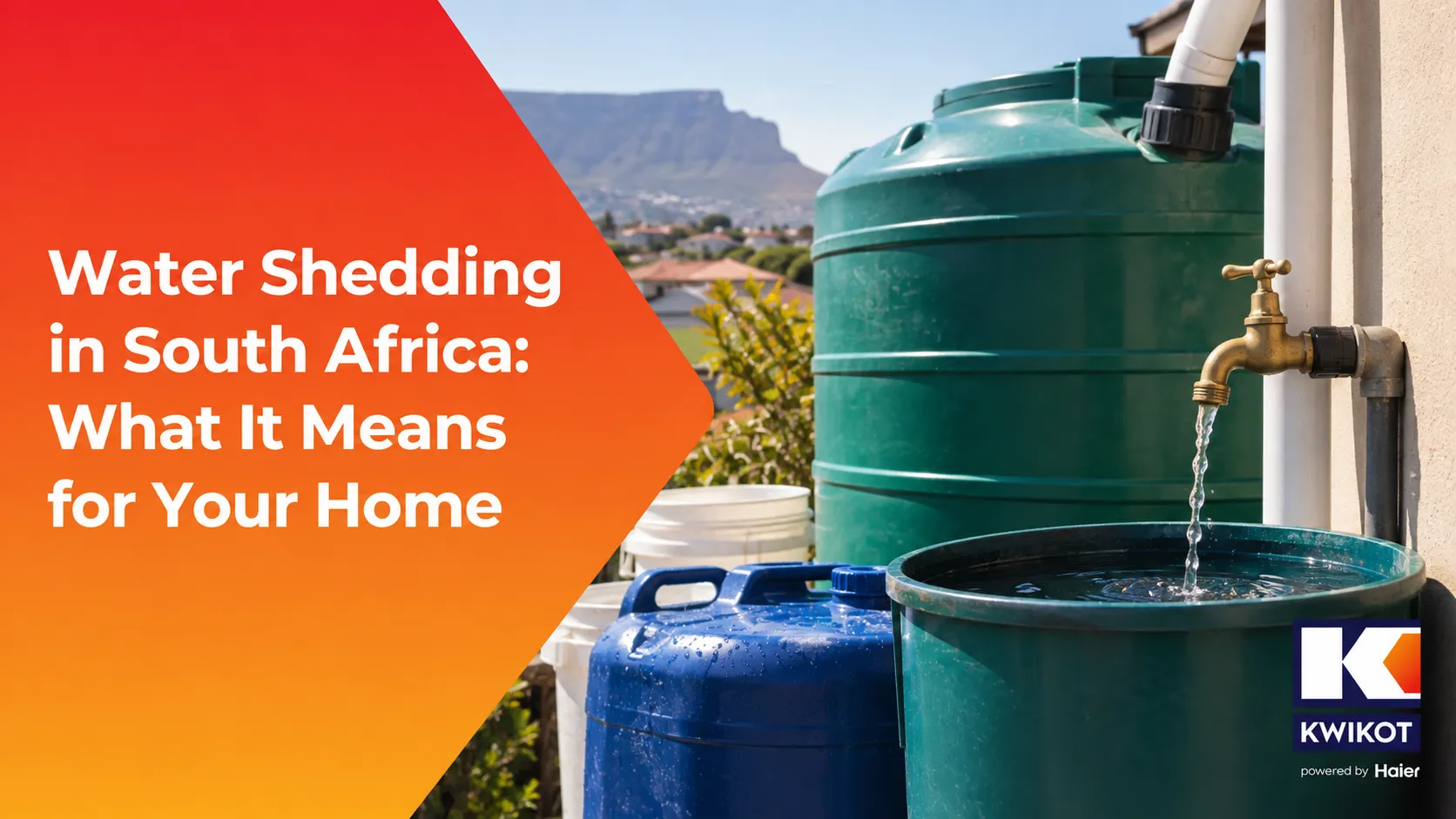 Water Shedding in South Africa: What It Means for Your Home and How to Prepare