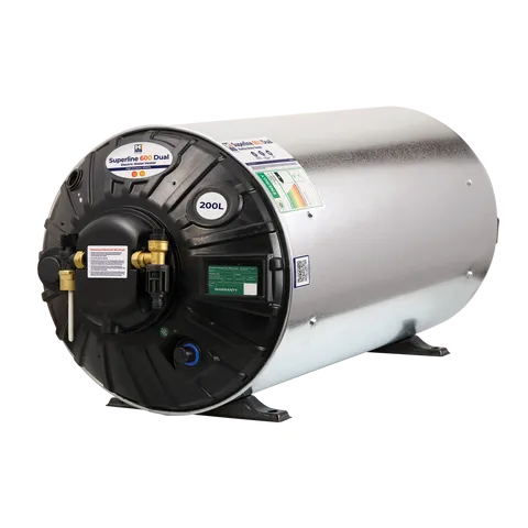 Superline 600 DUAL 200 Litres Side Angle